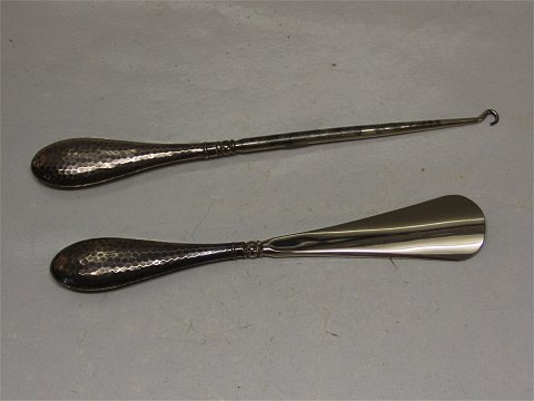 English Hammered Silver Shoe loosener