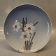 0029-1125 Plate 25.5 cm White Flowers Royal Copenhagen